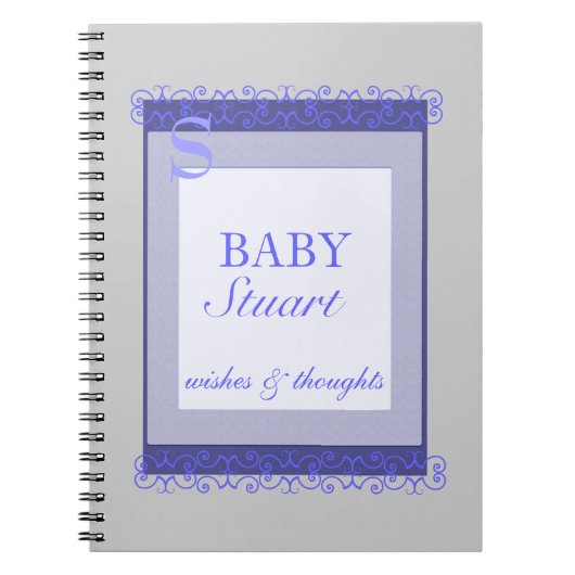 Baby boy Showgastboek Notitieboek (Voorkant)