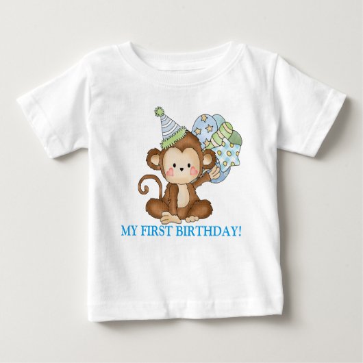 Baby boy singe premier t-shirt d'anniversaire (Devant)