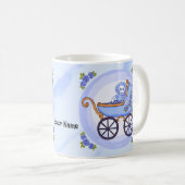 Baby Boy Sock Monkey Buggy aangepaste mok (Voorkant rechts)