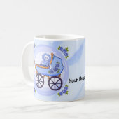 Baby Boy Sock Monkey Buggy mok (Voorkant links)