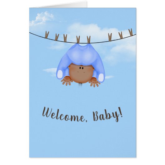 Baby Boy Sur Clothesline (Devant)