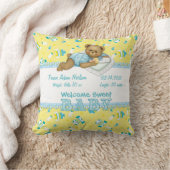 Baby Boy Teddy Bear Coussin (Couverture)