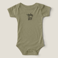 Baby Boy Text Tee - Vibes adorables et intemporell