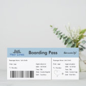 Baby Boy Travel Faire-part de grossesse à thème (Debout devant)