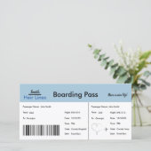 Baby Boy Travel Thema Zwangerschap Aankondiging (Staand voorkant)