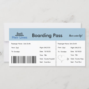 Baby Boy Travel Thema Zwangerschap Aankondiging