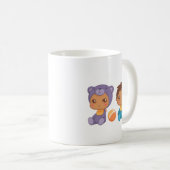 Baby Boy Twins Bear Jumpsuit Coffee Mug (Devant droit)