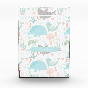 Baby Boy under the Zee Photo Block Fotoblokken