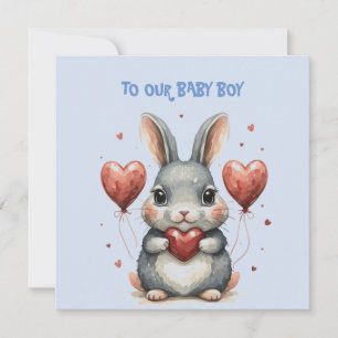 Baby Boy Valentine  Kaart