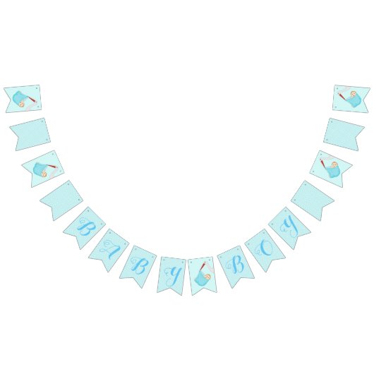 Baby Boy Vlaggetjes (Alle)