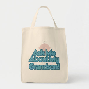 Baby Boy vraagt naar mijn kleinzoon overhemden en Tote Bag