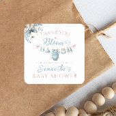 Baby Boy waslijn Waterverf Dank u Sticker