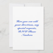 Baby Boys Baptism/Christening Kaart (Achterkant)