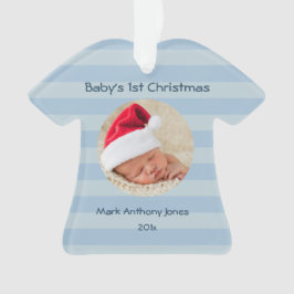 Baby Boy's eerste kerstacrylversiering Ornament
