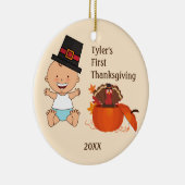 Baby Boy's First Thanksgiving Ornament (Rechts)