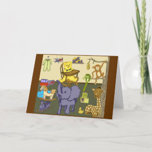 Baby Boys Nursery Jouets Thématiques Carte de voeu