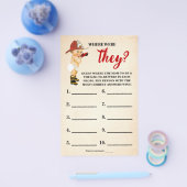 Baby brandweerman waar ze de Kaart van het spel sc (Enkel)