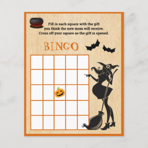 Baby Breedteschower Halloween Witch Bingo Game
