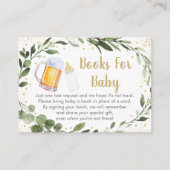 Baby breekt groenery Book Request Informatiekaartje (Voorkant)