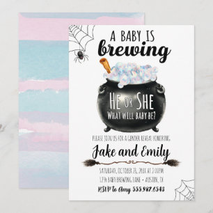 Baby Brewing Gender onthult zijn of haar uitnodigi Kaart