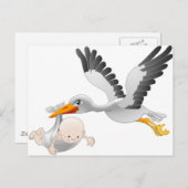 baby briefkaart (Voorkant / Achterkant)