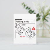 Baby Briefkaart (Staand voorkant)