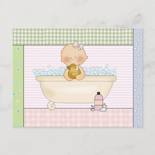 Baby- Briefkaart: Collectie van zoete Baby Briefkaart (Voorkant)