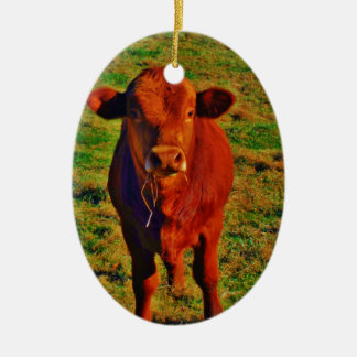 BABY BROEIENDE KOE ETIEN KERAMISCH ORNAMENT