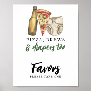 Baby brouwt bier Favorieten Poster