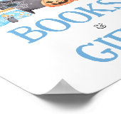 Baby brouwt blauwe Halloween-boeken en -geschenken Poster (Hoek)