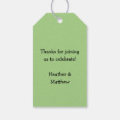 Baby brouwt douche Halloween ketel Cadeaulabel (Achterkant)