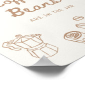 Baby brouwt handgetekende gok hoeveel poster (Hoek)