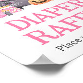 Baby brouwt roze Halloween Luier Raffle Poster (Hoek)