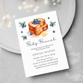 Baby Bruch Blueberries Baby shower Kaart