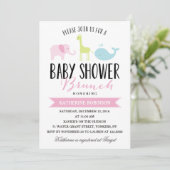 Baby Brunch | Baby shower Kaart (Staand voorkant)