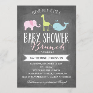 Baby Brunch   Uitnodiging tot Baby shower