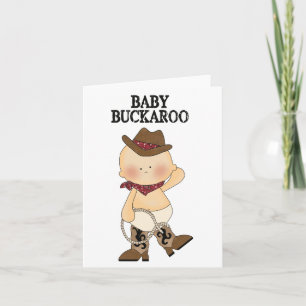 Baby Buckaroo Western Custom Faire-part de naissan