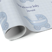 baby buggy cadeaupapier (Rol Hoek)