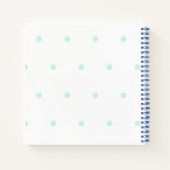 Baby Buggy op Gingham Notitieboek (Achterkant)