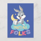 Baby BUGS BUNNY™ | Dat is allemaal mensen Uitnodiging Briefkaart (Voorkant)