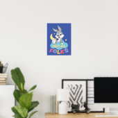 Baby Bugs Bunny | Dat zijn alle Folks. Poster (Thuiskantoor)