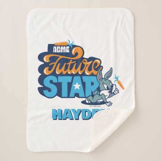 Baby BUGS BUNNY™ - Future Star Sherpa Deken (Voorkant)