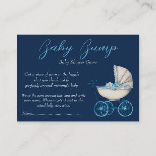 Baby Bump Game Guess Moms Belly Size Baby Carriage Informatiekaartje