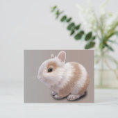 Baby Bunny Briefkaart (Staand voorkant)
