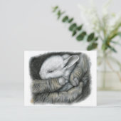 BABY BUNNY BRIEFKAART (Staand voorkant)