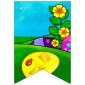 Baby Bunny Easter HAPPY EASTER Vlaggetjes (Tweede vlag)