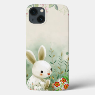 BABY BUNNY EN PAASEI iPhone 13 HOESJE