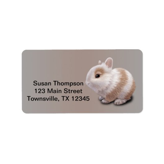 Baby Bunny Etiket (Voorkant)