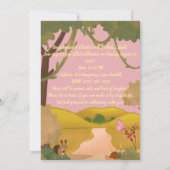 Baby Bunny Forest jarig Kaart (Achterkant)