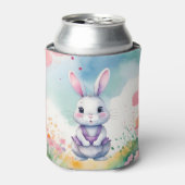 Baby Bunny in het voorjaar Blikjeskoeler (Blikje Voorkant)